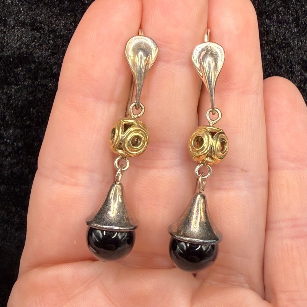 Vintage RLM‎ Studio Sterling Silver Pierced Earrings